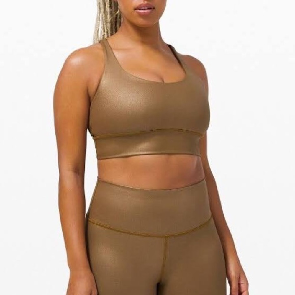 Lululemon Energy Longline Bra - LIMITED EDITION SHINE